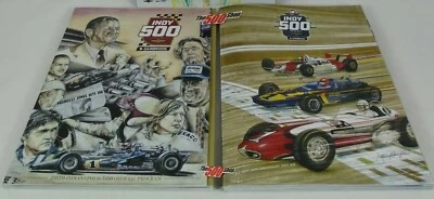 2020 & 2021 Program Indy 500 Souvenir Program With Starting Field Insert - Image 1 of 4