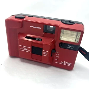 Hanimex 35 ESM 35mm Film Point & Shoot Camera - RED - Untested - Picture 1 of 4