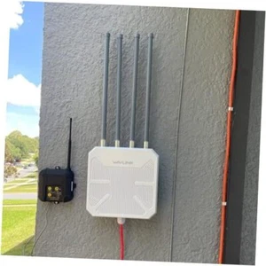 AX1800 WiFi 6 Wireless Outdoor Repeater, Long Range Outdoor WiFi with Dual - Picture 1 of 7