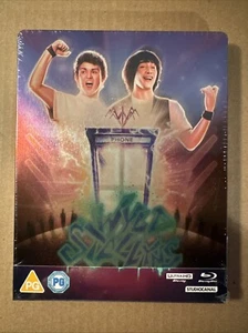Bill and Ted’s Excellent Adventure (4K UHD+Blu-ray, 1987) NEW Steelbook Zavvi - Picture 1 of 7
