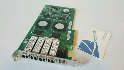 NetApp 111-00415+A0 4GB Quad Port Fibre Channel PCI-E Qlogic QLE2464-P-NAP - Image 1 of 4