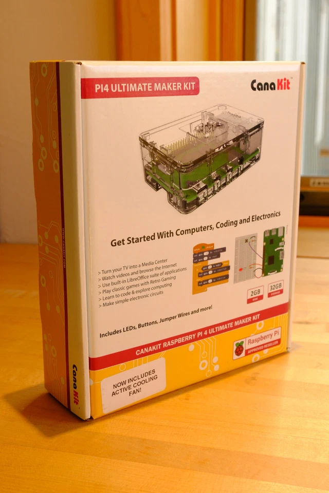 Canakit Raspberry pi 4 Ultimate Maker Kit - 2GB/32GB Foto 1 de 1