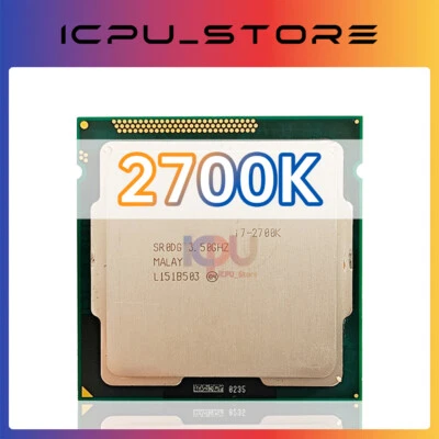 2nd Gen Intel Core i7-2700K SR0DG 3.5GHz 4Cores 95W LGA 1155 CPU Processor - Image 1 of 3