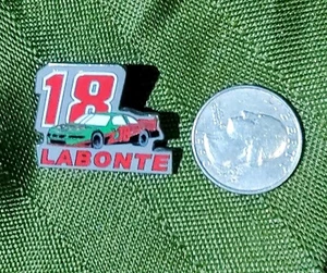 Bobby Labonte #18 Nascar Racing Pin Official Licensed Product 1" x 2.25" - Picture 1 of 2