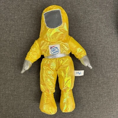 Intel Pentium II 13" Iridescent Yellow Bunny People 1997 w/Tag VTG Plush Doll - Image 1 of 4