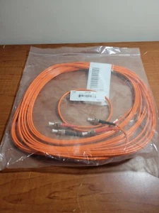 C2G/Cables to Go 14538 ST/ST Duplex 50/125 Multimode Fiber Patch Cable - Picture 1 of 2