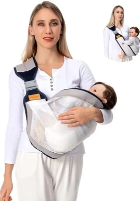 Baby Carrier Toddler Sling Cotton Cool Mesh Lightweight Breathe Carrier Sling - Image 1 of 4