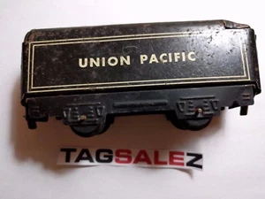 USED Vintage Union Pacific Black Box Car - Tin Train Cars See Pictures for Item - Picture 1 of 4