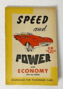 Vintage, SPEED and POWER and ECONOMY for All Makes (1952, 12th Revised Ed., PB) - Imagen 1 de 10