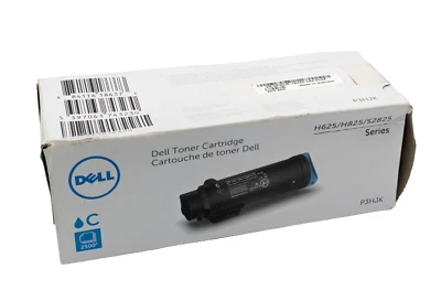 Genuine Dell P3HJK Cyan Toner Cartridge For H625 H825 S2825 Series - image 1 of 4