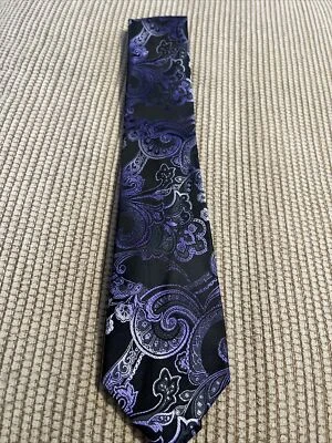 Gravata masculina Arrow multicolorida paisley nova sem etiqueta - Imagem 1 de 3