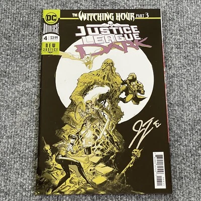 Justice League Dark 4 Foil Swamp Thing Witching Hour Part 3 Signed James Tynion - Image 1 of 4