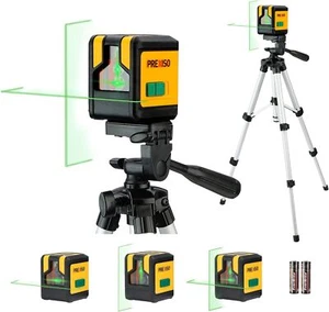 PREXISO Laser Level Tripod 100Ft Dual Modules Self Leveling Cross Line Automatic - Picture 1 of 11