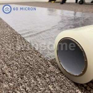 60micron Carpet Protector Roll Clear Self Adhesive Floor Paint Protection Film