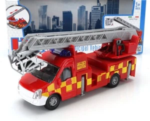 MODELLINO FURGONE STATICO BURAGO MERCEDES SPRINTER GRU CRANE ELEVATORE 1/43 - Foto 1 di 5