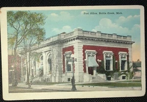 Battle Creek Michigan Vintage Postcard Postcard -  Publisher E C Kropp - Picture 1 of 2