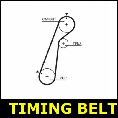 Timing Belt Cam Fits Mazda B-SERIES MPV I UF UN 2.5 LV MR8741 - Image 1 of 3