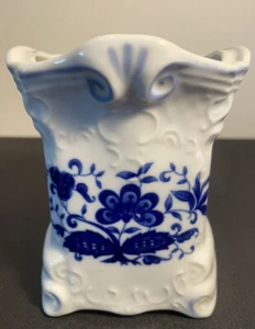 Vintage Dutch White Blue Porcelain Ceramic Replacement Storage Jar - NO LID - Picture 1 of 7