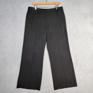 Long Tall Sally Dress Pants Women's 12 Black Wide Leg Trousers Classic Career - Picture 1 of 11