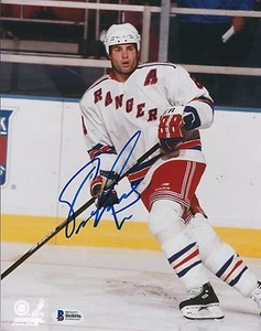 Autographed ERIC LINDROS New York Rangers 8x10 Photo- w/ BECKETT COA - Picture 1 of 1