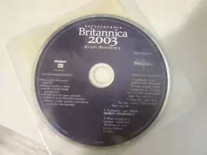 Encyclopedia Britannica 2003 Ready Reference CD-New Sealed - Picture 1 of 1
