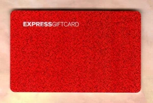 EXPRESS Sparkling Red ( 2006 ) Holographic Foil Gift Card ( $0 ) - Picture 1 of 1