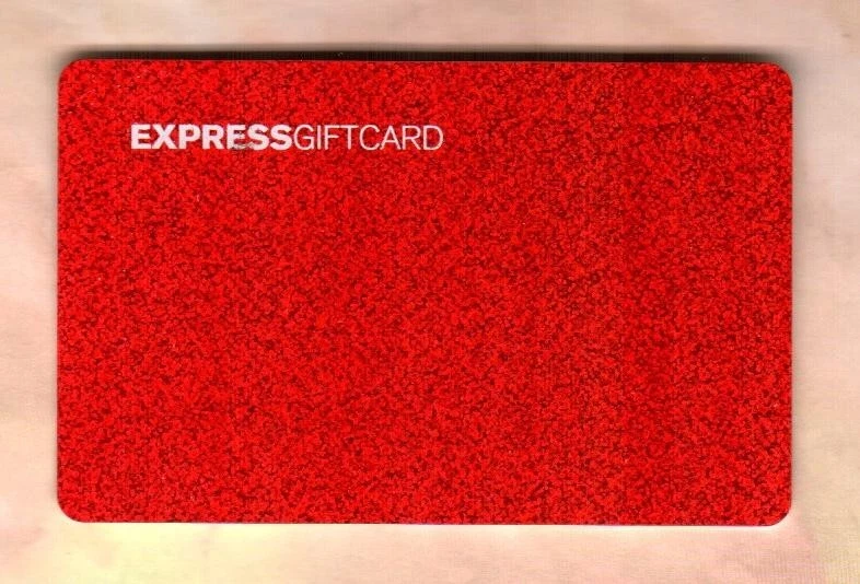 EXPRESS Sparkling Red ( 2006 ) Holographic Foil Gift Card ( $0 ) - Image 1 of 1