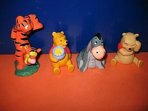 Disney Winnie the Pooh Figurine Tigger Doing Handstand Porcelain +2 poohs - Picture 1 of 9