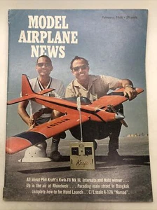 MODEL AIRPLANE NEWS Magazine February 1968 Hobby - Picture 1 of 5