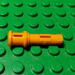 Lego Part 32054 65304 Technic Pin 3L with Friction Ridges and Stop Bush Orange - Picture 1 of 3