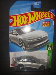 Hot Wheels 2022 Silver Lucid Air EV Car - Picture 1 of 2