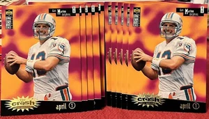 (10) DAN MARINO 1996 Collector's Choice You Crash The Game GOLD April 1 Promo - Picture 1 of 3