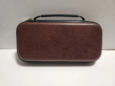 Zelda Breath Of The Wild Official Nintendo Switch Carrying Case Leather - Image 1 of 4