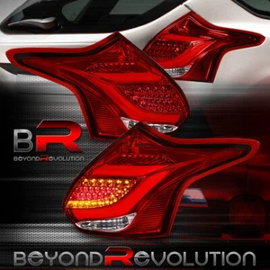 Conjunto de luces traseras de freno LED para actualización de enfoque 2012-2014 lentes rojas - Imagen 1 de 6