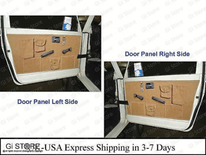 Niestandardowy panel drzwi Suzuki Samurai SJ410 SJ413 Blat Qlty Piaszczyste płótno + wszystkie okucia
