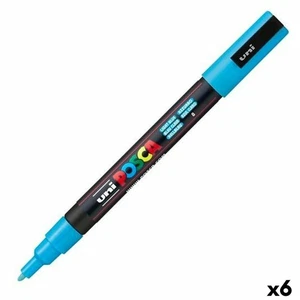 Marker POSCA PC-3M Blau Hellblau [6 Stück] - Bild 1 von 2