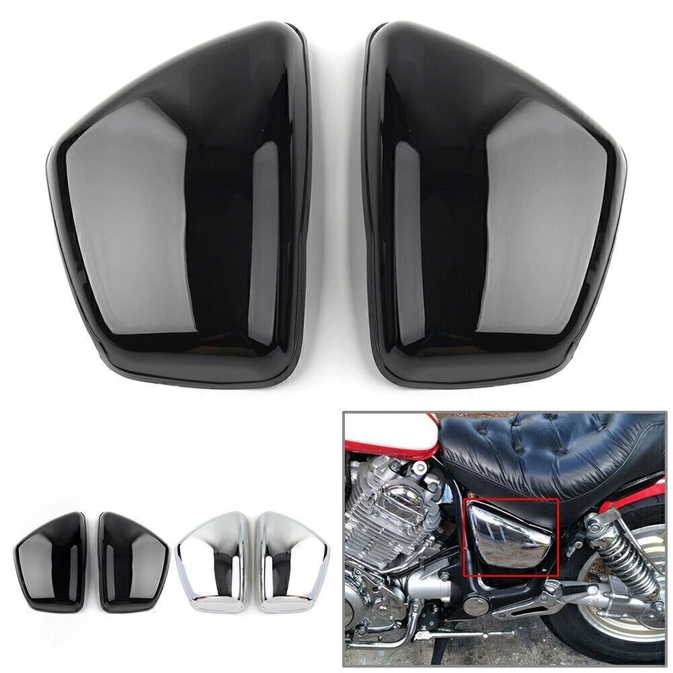 For Yamaha Virago 750 1988-Up 700 1000 1984-Up 1100 Left Right Side Panel Cover - Image 1 of 4