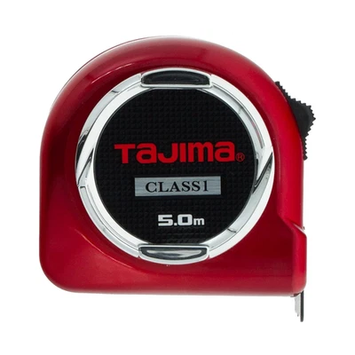 Tajima 5m Hi Lock Class 1 Pocket Tape Measure 25mm Blade - L25-50E1-EUR - Image 1 of 4