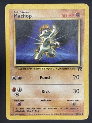 Machop 59/82 Team Rocket Regular - Image 1 of 2