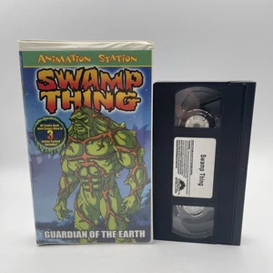 Swamp Thing VHS Guardian Of The Earth Cartoon Clamshell tape 3 episodes - Bild 1 von 15