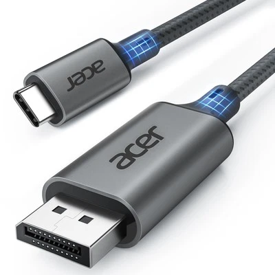 USB C to DisplayPort Cable 3.3FT (4K@60hz 2K@165Hz), Type-C to DisplayPort Co... - Image 1 of 4
