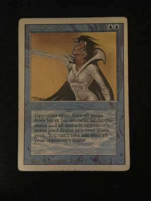 MTG - Drain Power - 3rd Edition (Revised) - MP English Magic - Image 1 of 2