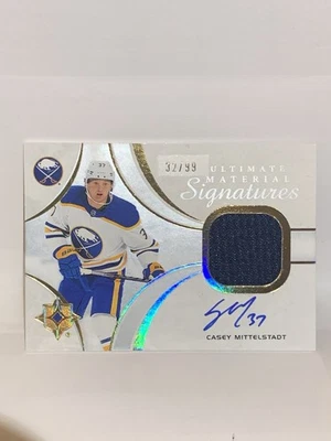 2022-23 Upper Deck Ultimate Collection/99 Casey Mittelstadt Mittlestadt Auto Foto 1 de 4