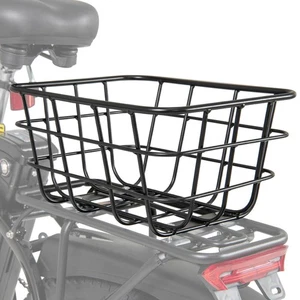 Cesta trasera para bicicleta eléctrica montaje trasero cesta de almacenamiento para bicicleta para la mayoría de las bicicletas - Imagen 1 de 9