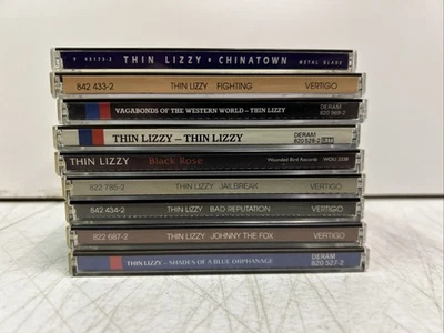 Thin Lizzy Lot Of 9 CD’s! Fighting, Jailbreak, Bad Reputation, & More! — 第 1/2 张图片