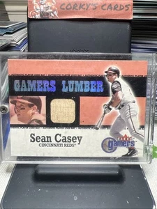 Tarjeta reliquia de madera Sean Casey Fleer Gamers 2000 - Imagen 1 de 2