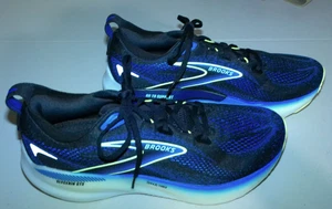 Brooks Glycerin 22 GTS Running Shoe Blue/ Neon, Men's 10.5 D "NOOB" - Picture 1 of 6