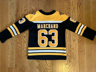 Fanatics Boston Bruins Brad Marchand #63 NHL Jersey Youth S/M  - Image 1 of 3