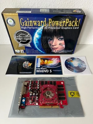 GAINWARD GEFORCE 6600 - AGP - TESTATO - IMBALLATO - PERFETTAMENTE FUNZIONANTE - 128MB DDR - Immagine 1 di 4
