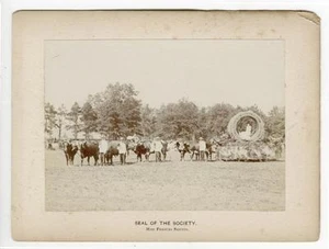 1897 Greenfield Coaching Parade 14 Photographs, Dunklee & Freeman, Mass Floats - Picture 1 of 12